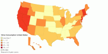 Wine Consumption United States