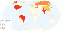 Global PMI in May 2012