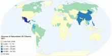 Sources of Naturalized Us Citizens, 2011