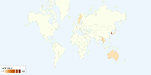 Confucianism Adherents by Country