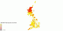 2006-2007 Fatal Injuries at Work in the UK