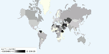 Current Worldwide Reserves-to-production ratio of Oil