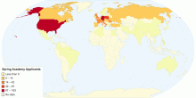 Spring Academy Applicants 2004-2012