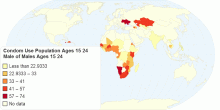 Condom Use Population Ages 15 24 Male of Males Ages 15 24