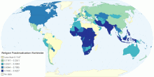 Religion Fractinoalization Worldwide