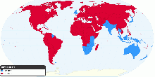 Worldwide Driving Orientation by Country