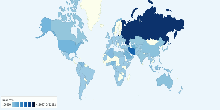 Current Worldwide Natural Gas reserves