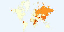 Total Refugees by Country of Origin (Sent)