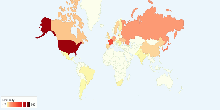 Current Nuclear Electricity Generation by Country