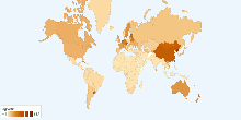 Agnosticism Adherents by Country