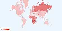 Current World Death Rate