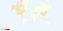 Taoism Adherents by Country