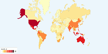 Threatened species of Animals in each Country