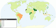 Legal Voting Age around the World